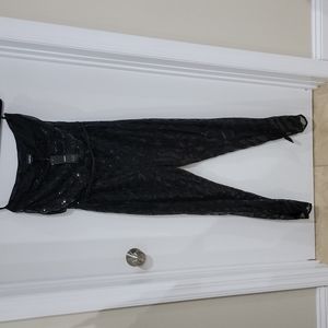 Strapless Sequin jumper-BEBE